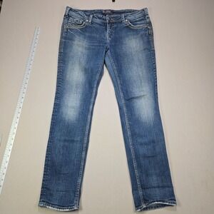 Silver Jeans‎ Co Aiko Bootcut Jeans Women's Size 31x31 Blue Denim Medium Wash
